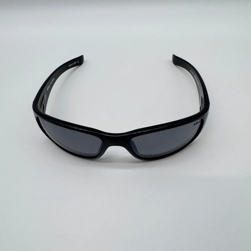 Revo Heading-Mason Sunglasses Vntge 59mm Black Polarized Wrap Around RE 4058X 01